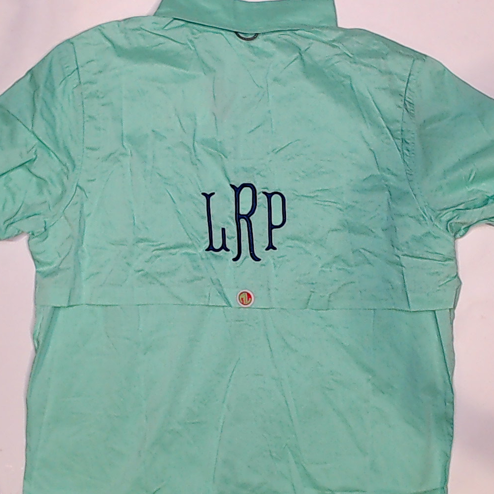 BLOOPER CLOTHING: Monogrammed Fishing Shirt