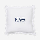 Kappa Alpha Theta Pillow Sham | White