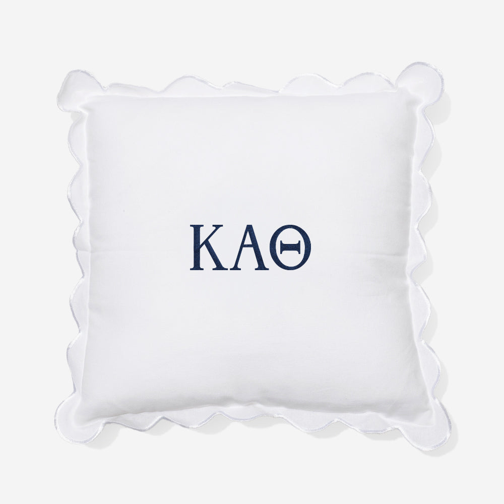 Kappa Alpha Theta Pillow Sham | Monogrammed Sorority Home Décor