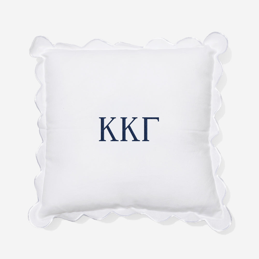 Kappa Kappa Gamma Pillow Sham | Monogrammed Sorority Pillow