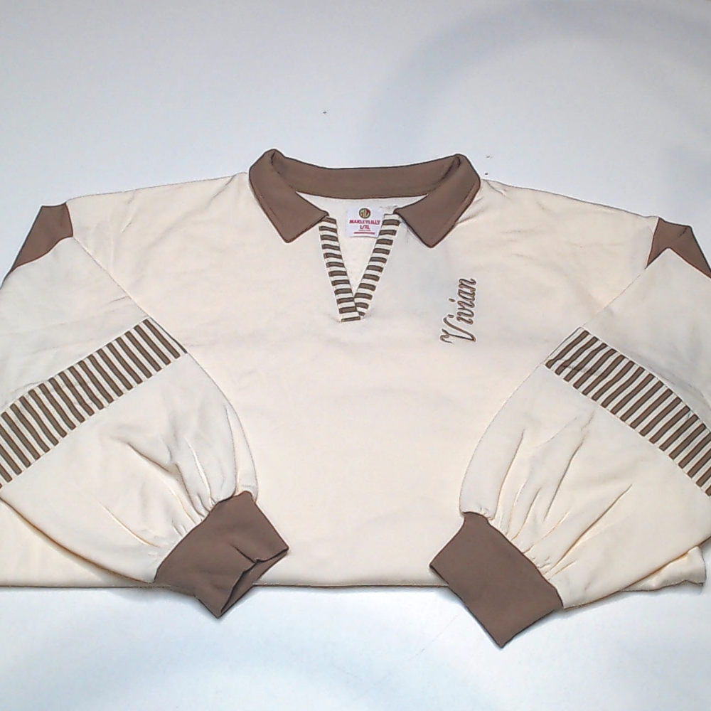 BLOOPER CLOTHING: Monogrammed Colorblock Sweatshirt