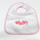 BLOOPER KIDS: Monogrammed Outline Baby Bib