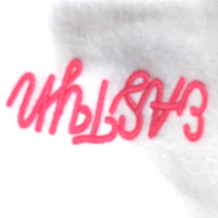 BLOOPER KIDS: Monogrammed Outline Baby Bib