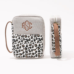 SIDE VIEW LEOPARD BIBLE CARRIER
