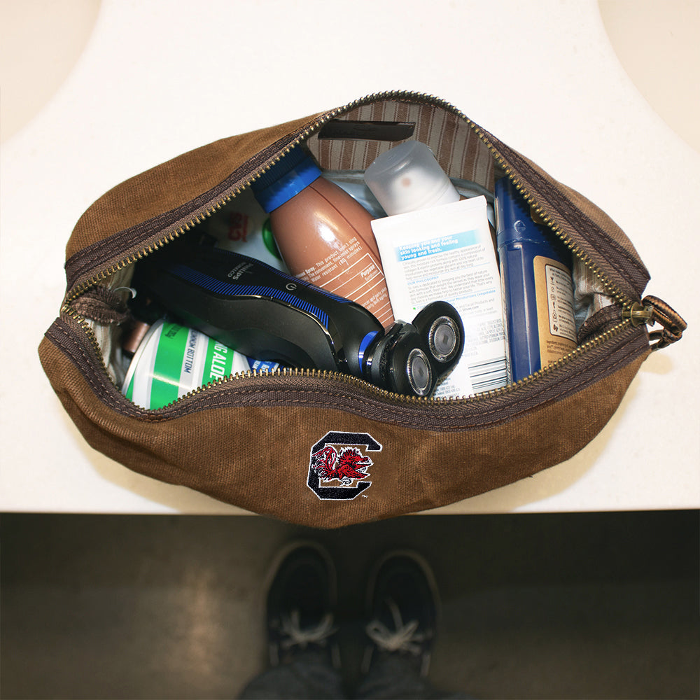 inside of Gamecocks Dopp Kit
