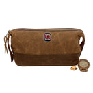 South Carolina Gamecocks Waxed Canvas Dopp Kit | Brown