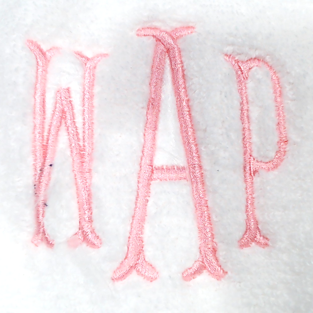 BLOOPER ACCESSORY: Monogrammed Hand Towel