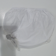 BLOOPER KIDS: Monogrammed White Eyelet Baby Bloomers