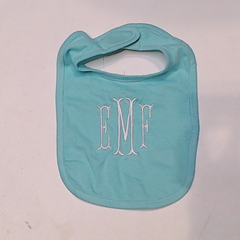 BLOOPER KIDS: Monogrammed Baby Bib