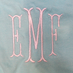 BLOOPER KIDS: Monogrammed Baby Bib