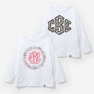 Personalized Kids Crewneck Sweatshirt | White