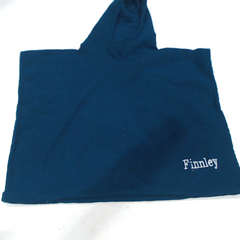 BLOOPER KIDS: Monogrammed Toddler Hooded Towel Poncho