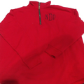 BLOOPER CLOTHING: Monogrammed Quarter Zip Sweatshirt