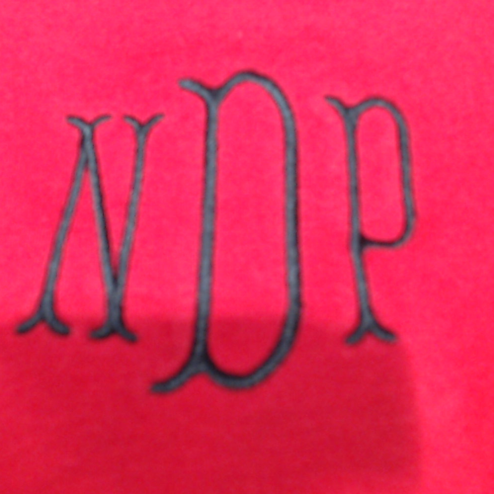 BLOOPER CLOTHING: Monogrammed Quarter Zip Sweatshirt