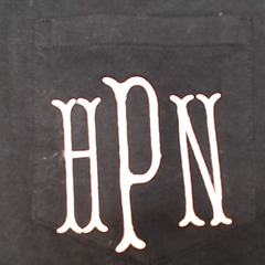 BLOOPER CLOTHING: Monogrammed Long Sleeve Shirt