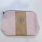BLOOPER BAG: Monogrammed Dottie Cosmetic Case