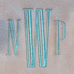 BLOOPER BAG: Monogrammed Dottie Cosmetic Case