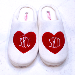 BLOOPER SHOES: Monogrammed Slippers
