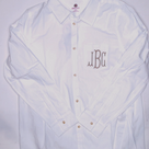 BLOOPER CLOTHING: Monogrammed Button Down Tunic