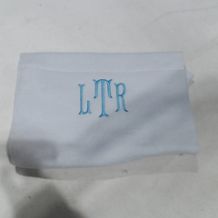 BLOOPER BAG: Monogrammed Terry Toiletry Bag