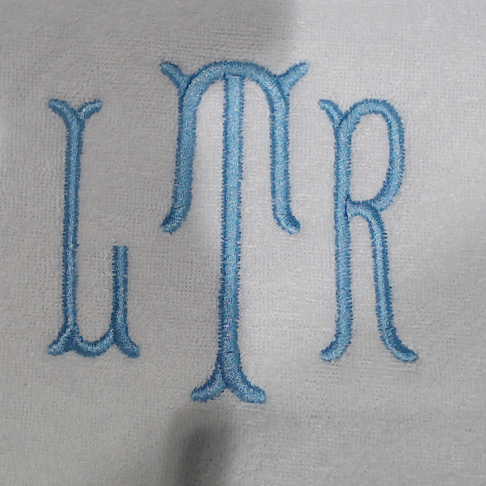 BLOOPER BAG: Monogrammed Terry Toiletry Bag
