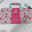 BLOOPER BAG: Monogrammed Weekend Bag