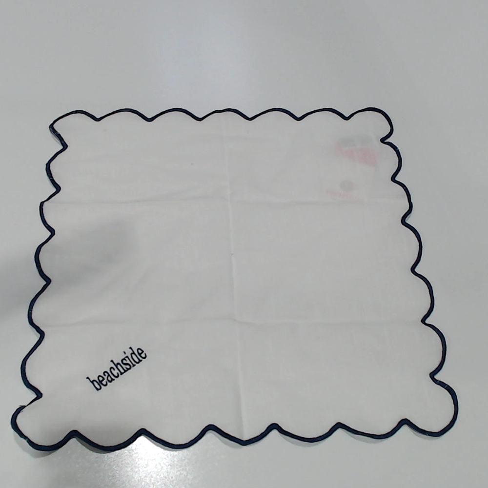 BLOOPER ACCESSORY: Monogrammed Scalloped Napkin