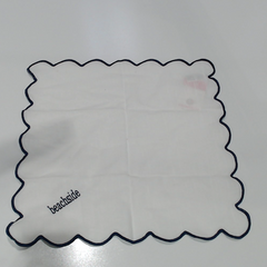 BLOOPER ACCESSORY: Monogrammed Scalloped Napkin