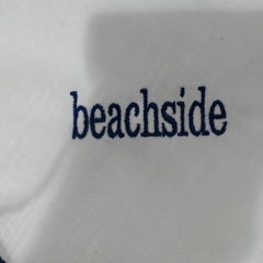 BLOOPER ACCESSORY: Monogrammed Scalloped Napkin