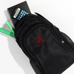 alabama backpack flatlay