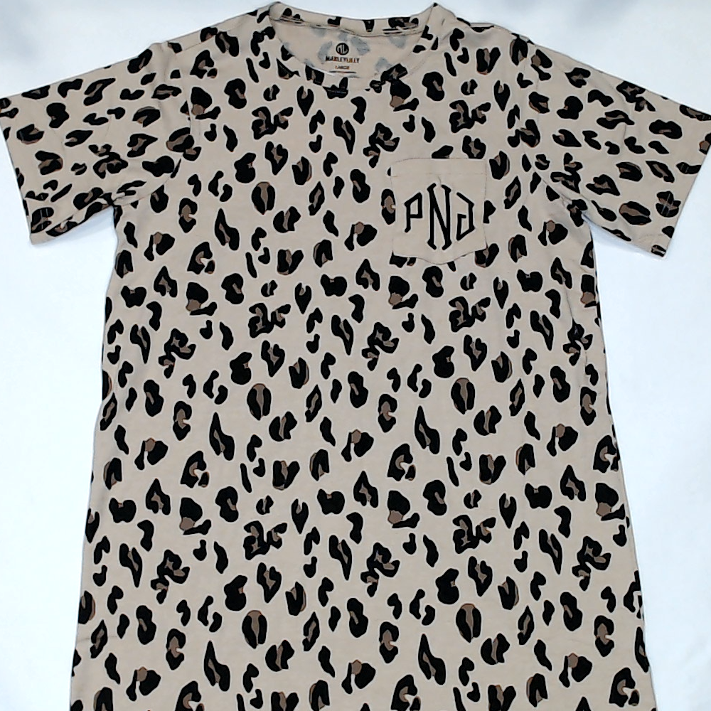 BLOOPER CLOTHING: Monogrammed T-Shirt Dress