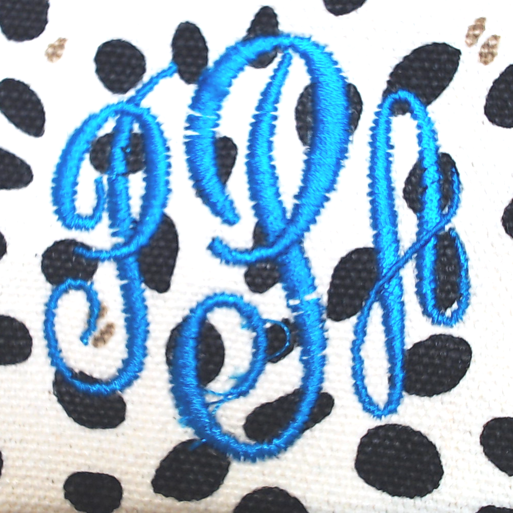 BLOOPER ACCESSORY: Monogrammed Keychain Wallet