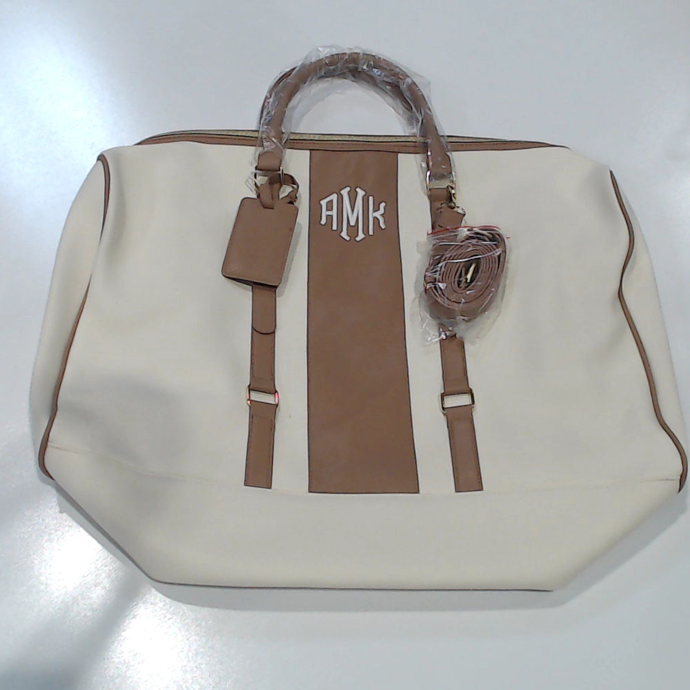 BLOOPER BAG: Monogrammed Weekender Bag