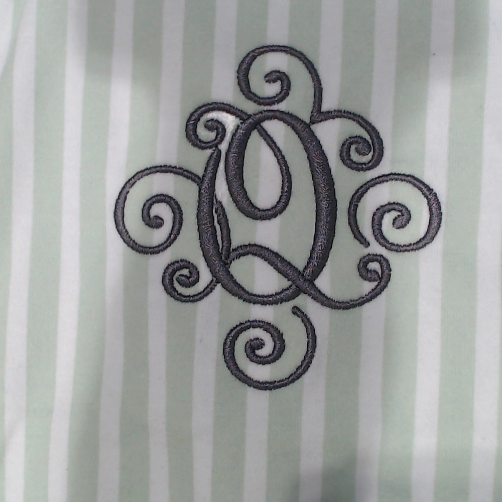 BLOOPER CLOTHING: Monogrammed Ruffle Pajamas