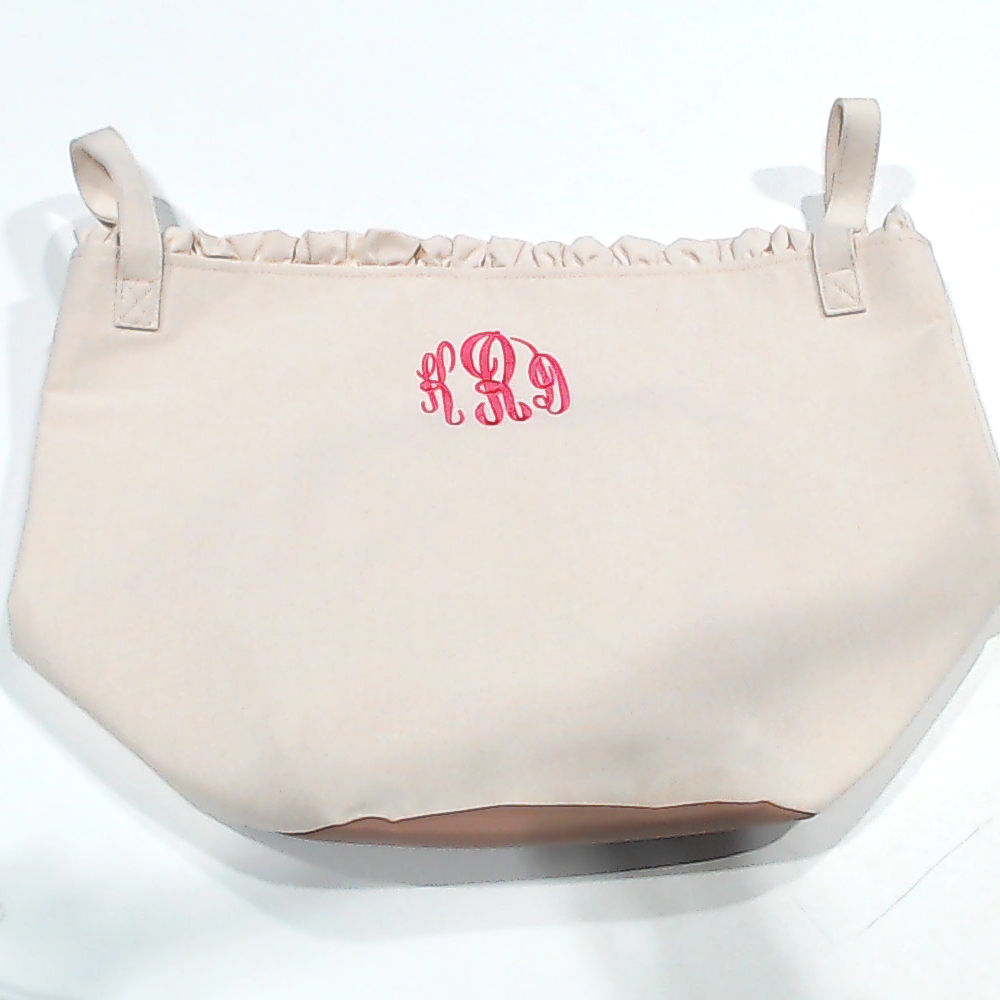 BLOOPER BAG: Monogrammed Storage Basket
