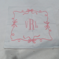 BLOOPER ACCESSORY: Monogrammed Bow Pillow Sham