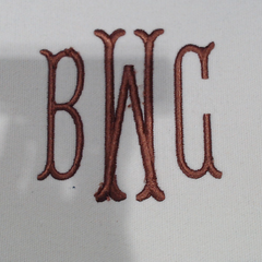 BLOOPER BAG: Monogrammed Scallop Vintage Weekender