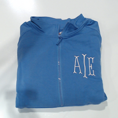 BLOOPER CLOTHING: Monogrammed Quarter Zip Pullover