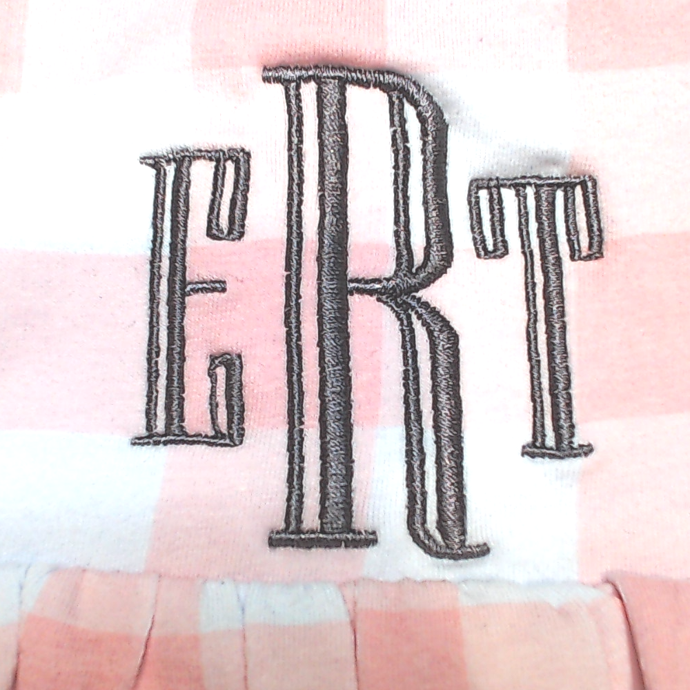 BLOOPER KIDS: Monogrammed Baby Soft Jersey Bubble