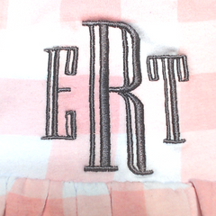 BLOOPER KIDS: Monogrammed Baby Soft Jersey Bubble