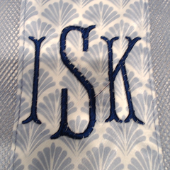 BLOOPER BAG: Monogrammed Shower Bag