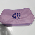 BLOOPER BAG: Monogrammed Double Layer Makeup Bag