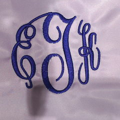 BLOOPER BAG: Monogrammed Double Layer Makeup Bag