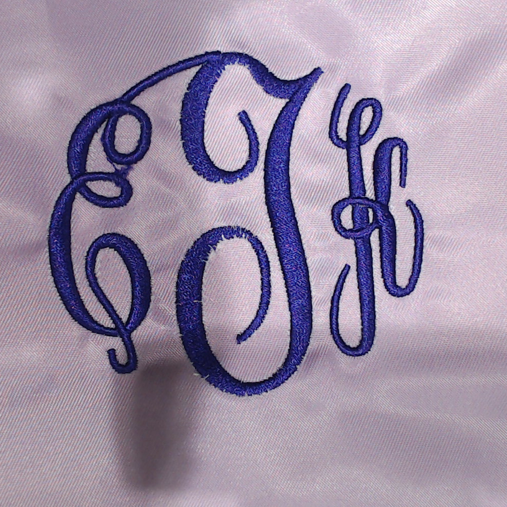 BLOOPER BAG: Monogrammed Double Layer Makeup Bag