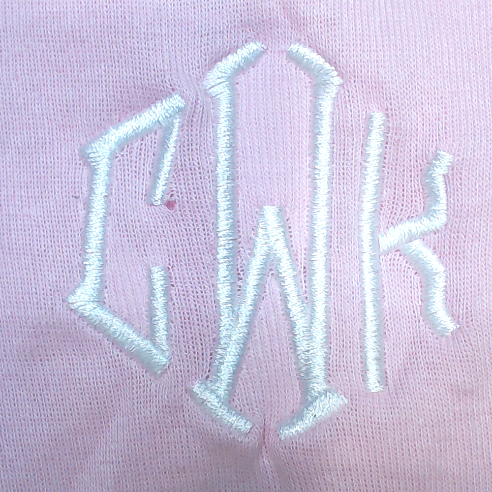 BLOOPER KIDS: Monogrammed Baby Layette Gown