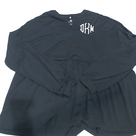 BLOOPER CLOTHING: Monogrammed Peplum Top