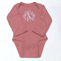 BLOOPER KIDS: Monogrammed Baby Long Sleeve Bodysuit