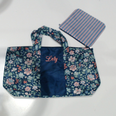 BLOOPER BAG: Monogrammed Packable Weekend Duffel Bag