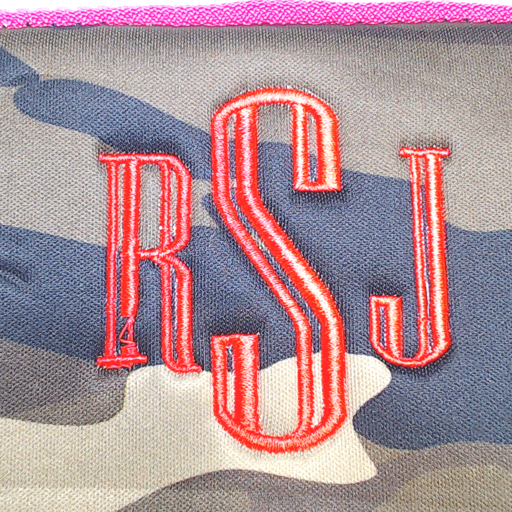 BLOOPER BAG: Monogrammed Neoprene Phone Crossbody