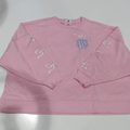 BLOOPER CLOTHING: Monogrammed Embroidered Bow Sweatshirt